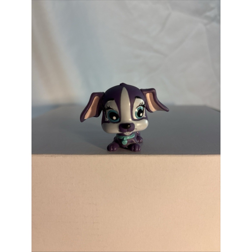 Hasbro Pound Puppies Frisky Travel Pup Purple 2012 Mini Figure Replacement Dog
